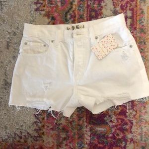 We The Free, Free People white out shorts